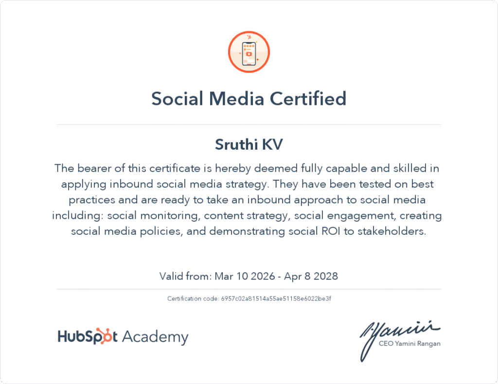HubSpot Certification